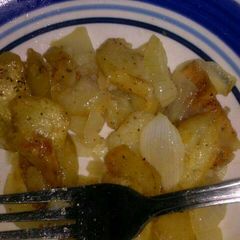 A picture of Potato and Onions .
