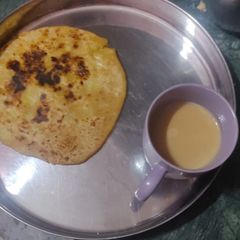 Aloo ka paratha A picture of Aloo ka paratha.