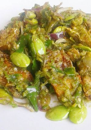 Foto resep Ikan Asin, Teri, Petai Cabe Hijau