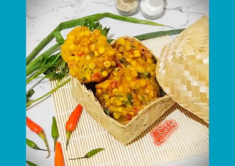 Resep Baru 72. Perkedel Jagung (Bakwan Jagung) awet kriuk Enak Sederhana