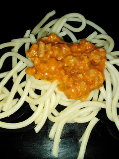 Una foto de Spaghettis Bolognesa
