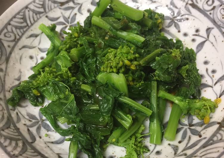 Japanese boiled Nanohana(rape blossoms)