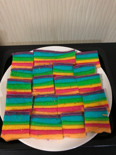 Foto resep 🌈Rainbow Cake kukus