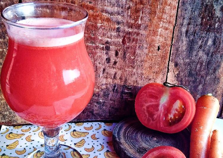 Bagaimana Membuat Jus tomat baby wortel🍹 yang Lezat