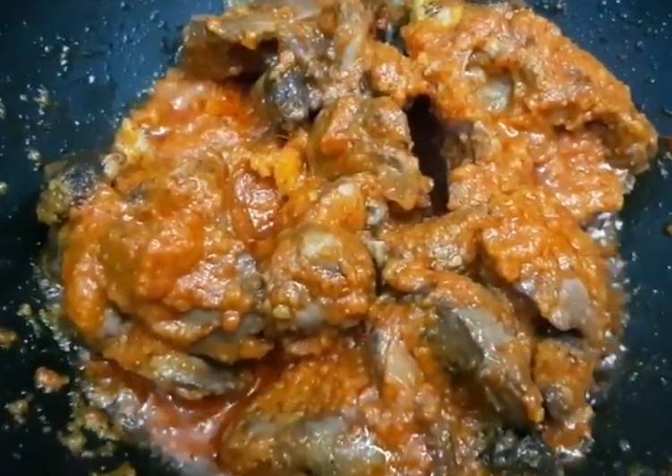 Cara meracik Ati ampela bumbu kuning Anti Gagal