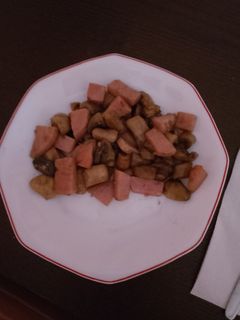 Una foto de Champiñones con Jamón