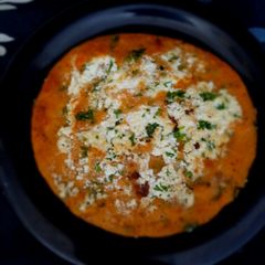 Nutritients packed Cucumber and Tomato chilla with paneer filling A picture of Nutritients packed Cucumber and Tomato chilla with paneer filling.