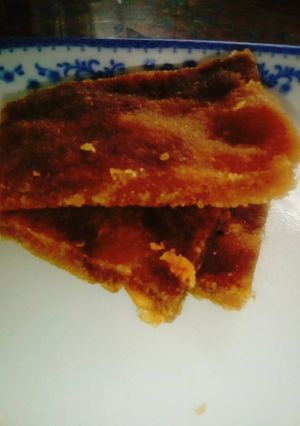 Una foto de Mantecol receta Vegana