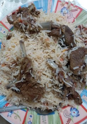 A picture of Mutton Pulao.