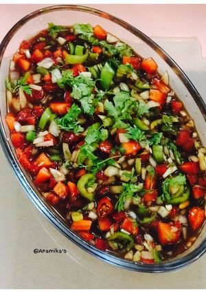 A picture of Strawberries 🍓 Salsa 💁🏻♀️.
