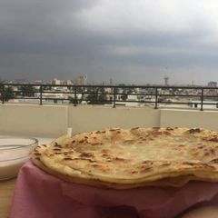 A picture of Daal paratha.