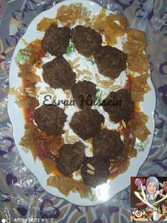 صورة لوصفة فتة الكفتة