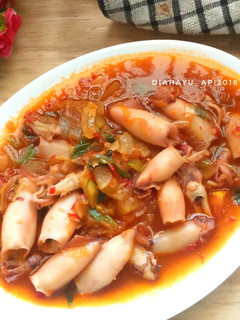 Foto resep Cumi asin saos padang