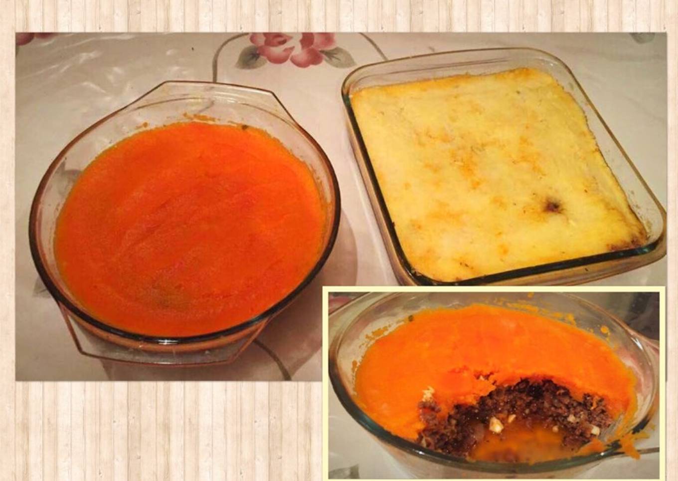Pastel de papa y calabaza bien casero