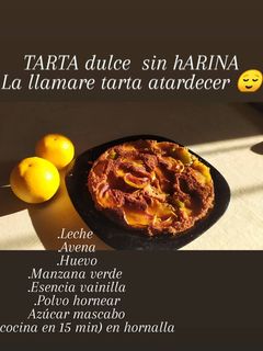 Una foto de Tarta dulce sin harina