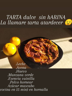 Una foto de Tarta dulce sin harina
