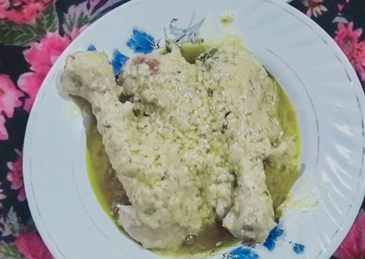 Steps to Make Homemade White Chicken Razaala