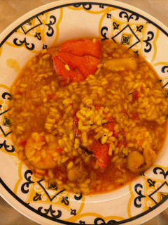Una foto de Arroz caldoso con bogavante