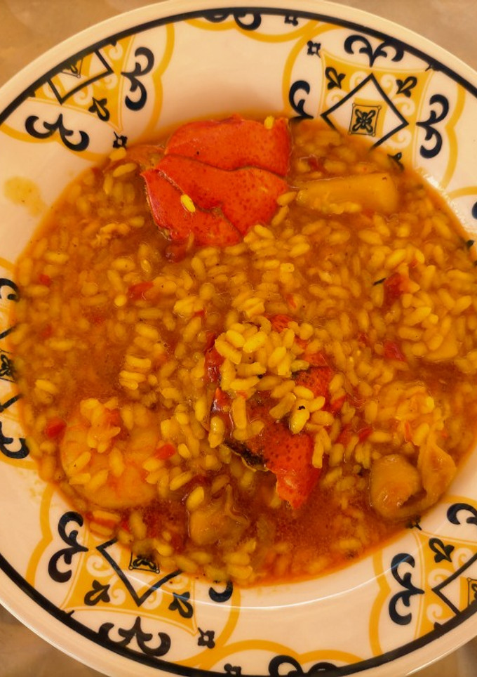 Una foto de Arroz caldoso con bogavante