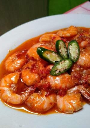 Foto resep Udang Saos Merah