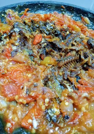 Foto resep Sambal Ikan Asin Klotok