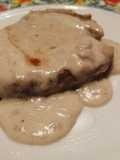 Filetto con salsa di funghi porcini