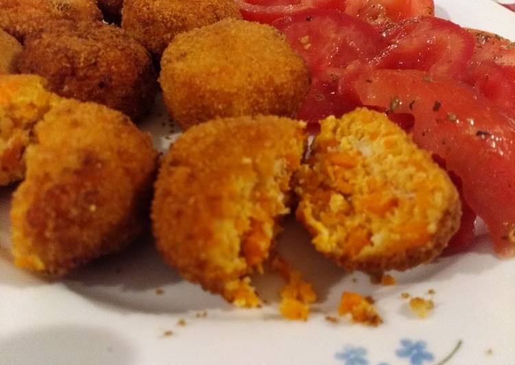 Polpette di pollo e carote