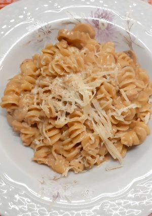 Una foto de Tirabuzones con salsa Scarparo "One pot pasta"
