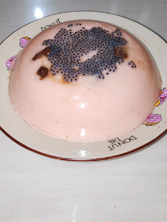 Foto resep Puding Roti Strawberry