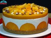 Una foto de postres con caqui