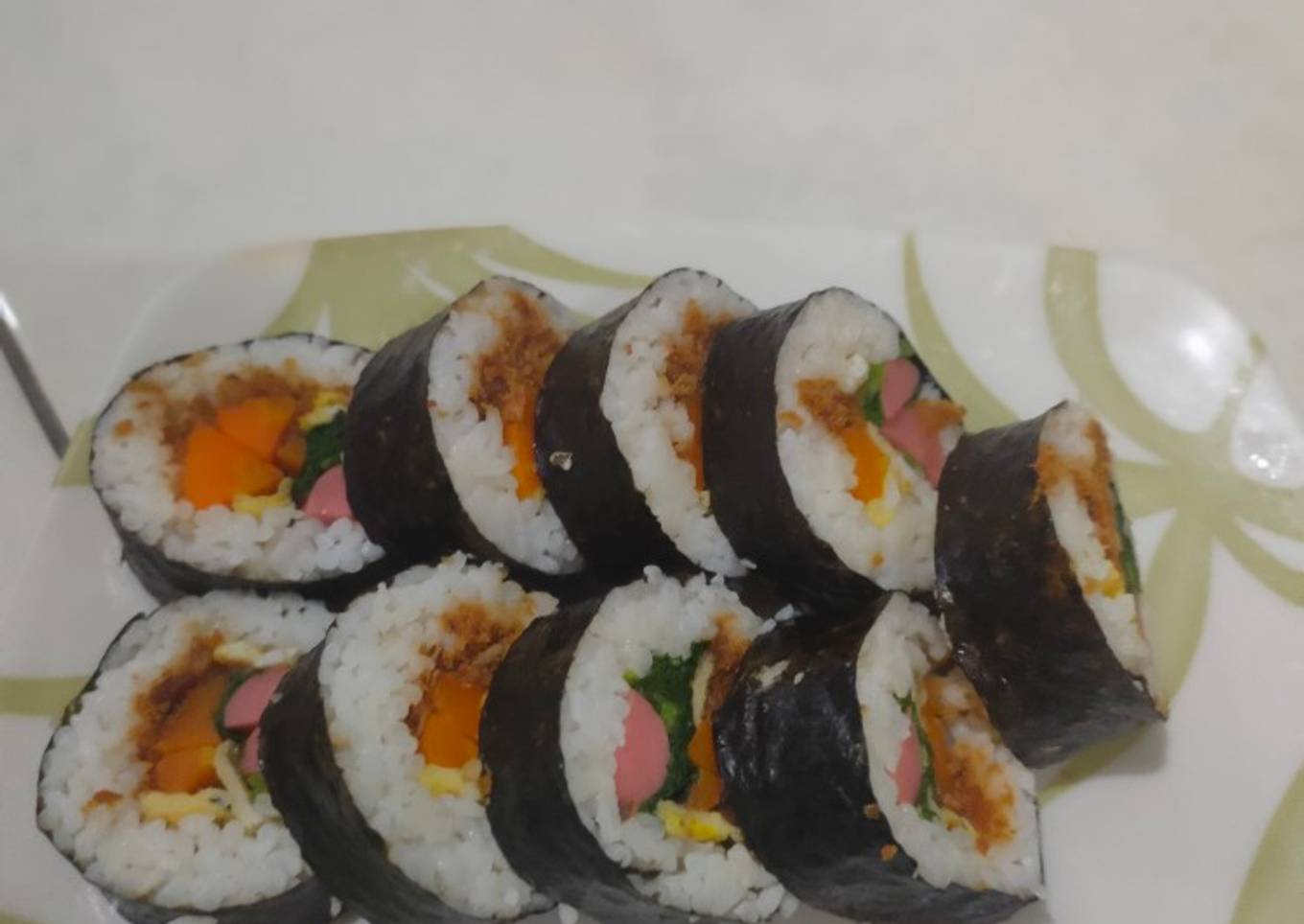 Kimbab / gimbab sederhana