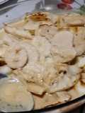 Lulas Gratinadas com Palmito e Vermout (R. Própria)