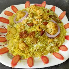 A picture of Vegetables Biryani.