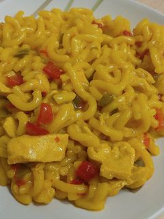 Una foto de Fideuá de pollo en Thermomix