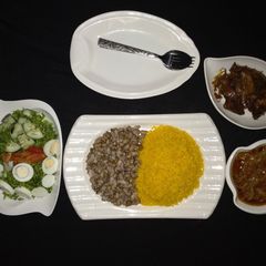 A picture of Garau garau /wake da shinkafa.