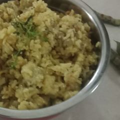 A picture of Tuar rice(Pigeon pea rice).