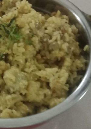 A picture of Tuar rice(Pigeon pea rice).