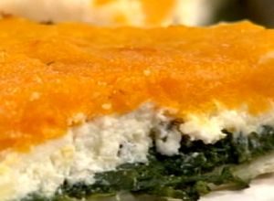 Una foto de Deliciosa tarta tricolor