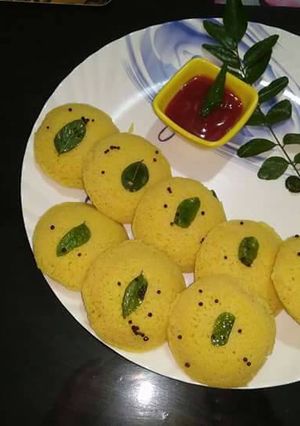 A picture of Idii dhokla.