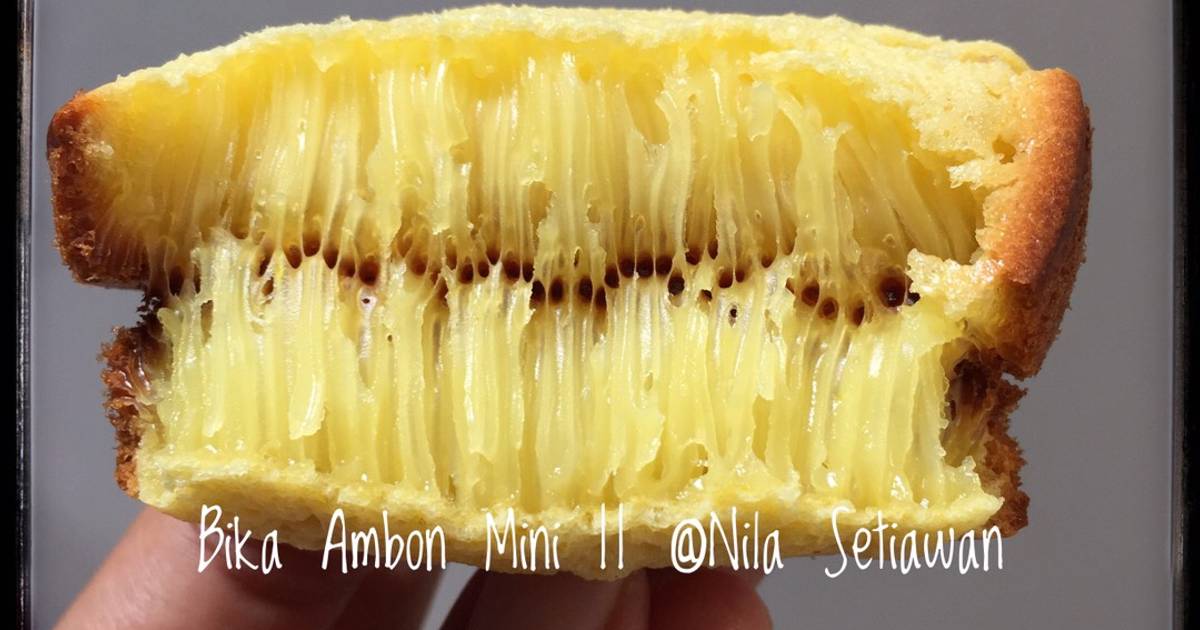 Resep Bika Ambon Mini Step By Step Oleh Nila Suteja Cookpad