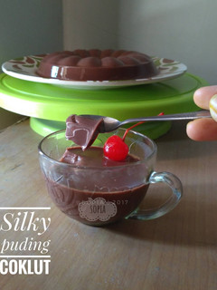 Foto resep Silky puding coklat