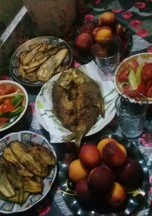 صورة لوصفة سمك قلي....😋 ومقبلات 😜