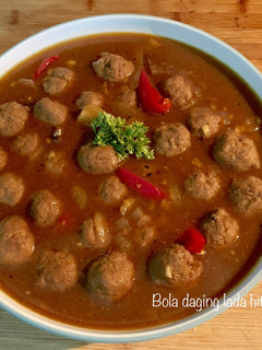 Foto resep Bola daging lada hitam