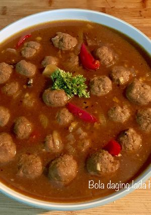 Foto resep Bola daging lada hitam