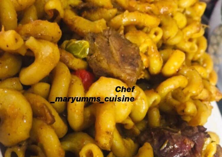 How to Prepare Quick Delicious macaroni by chef_maryumms_cuisine🌸