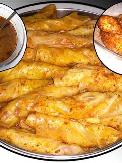 صورة لوصفة الملفوف بصلصة البندورة