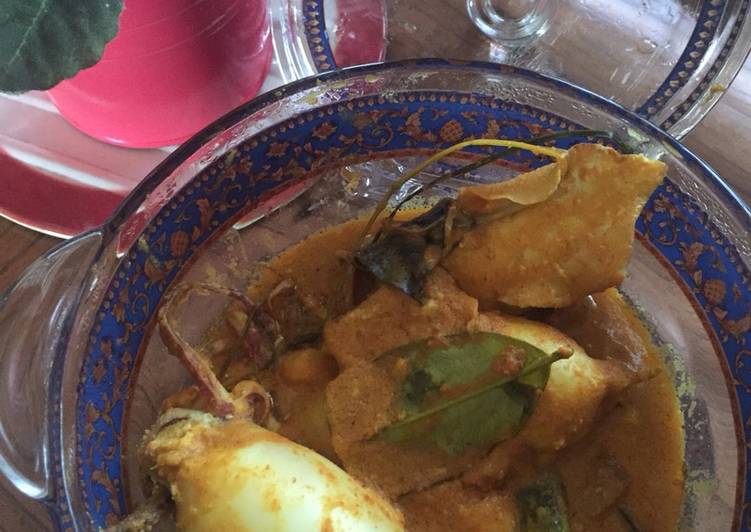 Gulai Cumi isi Tahu