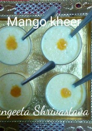 A picture of Mango kheer.