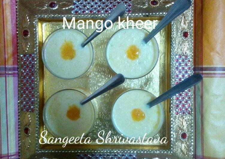 How to Make Homemade Mango kheer