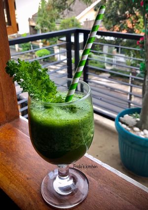 Foto resep Kale Orange juice